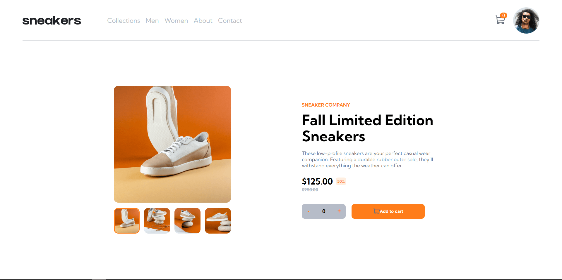 Sneakers e-commerce in browser image